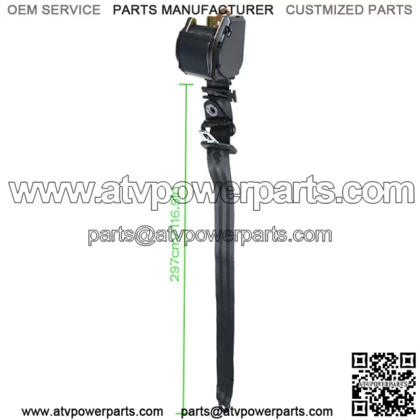 For 1982-1995 Jeep Wrangler CJ YJ 2Pcs Universal 3 Points Retractable Seat Belts - Image 3