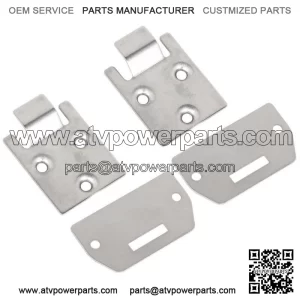 NEW Set of 2 Seat Bottom Hinge and Plate for EZGO TXT/Medalist 1995 Up Golf Cart