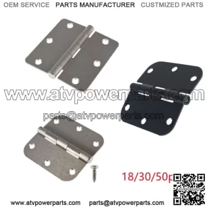 18/30/50 Pcs 3.5" Satin Nickel Interior Door Hinges with 5/8" Radius Corners New