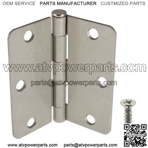 30Pack 3-1/2" Satin Nickel Door Hinges 3.5*3.5in 2.2mm & 1/4" Radius Corners New
