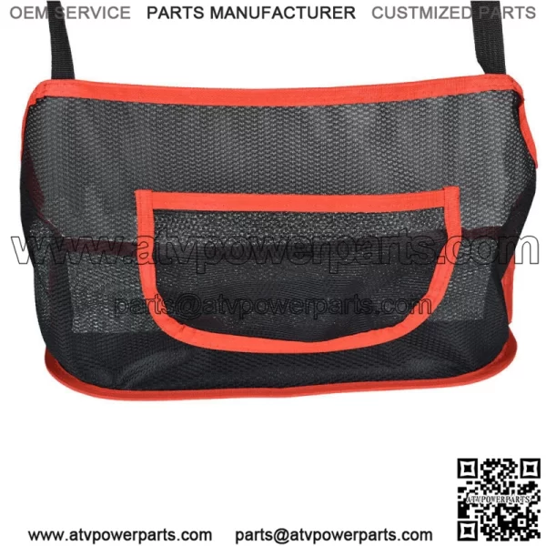 Backrest Elastic Net Pocket Storage Organizer Large Capacity For Universal - Image 2