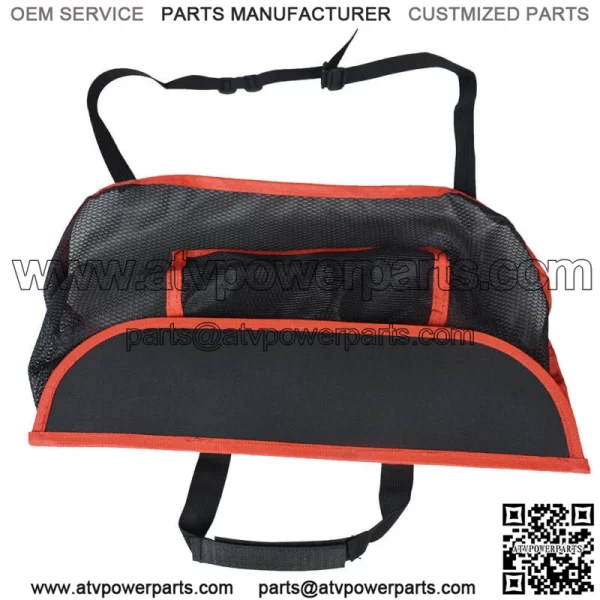 Backrest Elastic Net Pocket Storage Organizer Large Capacity For Universal - Image 5