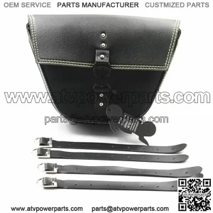 Universal Motorcycle Saddlebags Tool Luggage Storage Bag Scooter Old School ATV