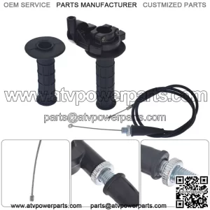 7/8" Motorcycle Twist Throttle Handle Grip with Cable 50-250CC motocross ATV