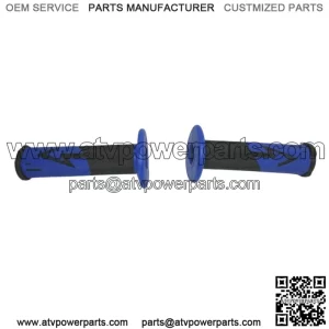 Handle grip ATV black blue