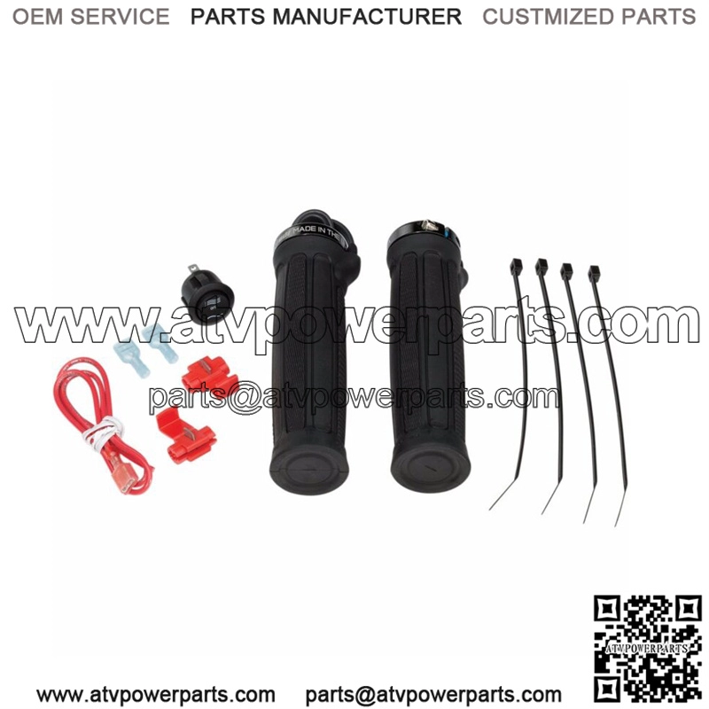 NEW MOOSE HEATED ATV  HAND GRIPS KAWASAKI HONDA YAMAHA POLARIS