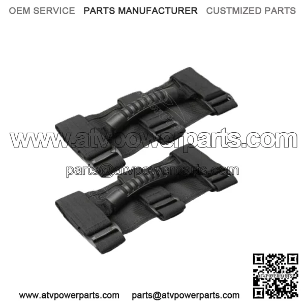 Fit Polaris RZR Can-Am Honda UTV Roof 1.5"-3" Sport / Roll Bar Grab Handles Grip (Fits: Yamaha Rhino 660)