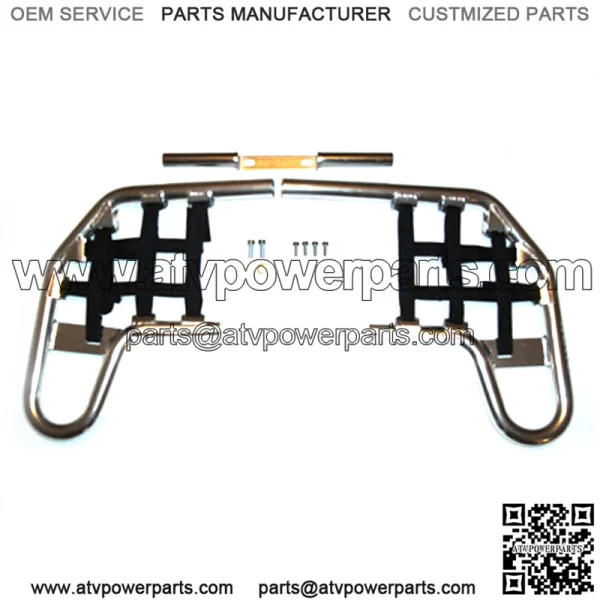 Nerf Bars - Yamaha 660 2001-2005 Raptor660 *SILVER* For: Yamaha 660R
