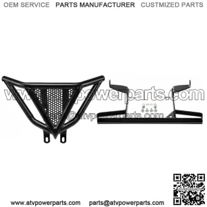 Front Bumper Guard + Rear Grab Bar For Yamaha 700 / 700R 2006-2024 For: More than one vehicle