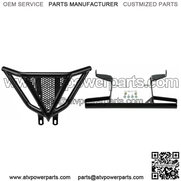 Front Bumper Guard + Rear Grab Bar For Yamaha 700 / 700R 2006-2024 For: More than one vehicle