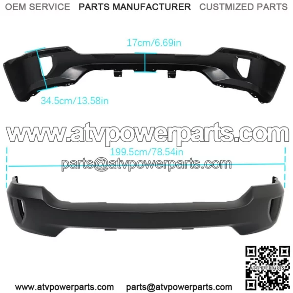 For 2016- 2018 Chevrolet Silverado 1500 Steel Front Bumper GM1002868 84029813 - Image 3