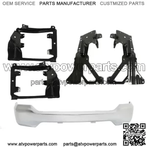 Front Bumper+Bumper Inner Side Bracket+Bumper Bracket For 2016-18 Silverado 1500