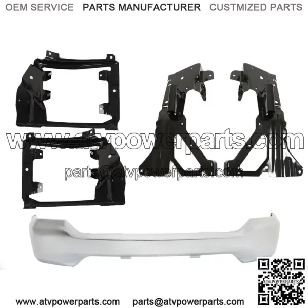Front Bumper+Bumper Inner Side Bracket+Bumper Bracket For 2016-18 Silverado 1500