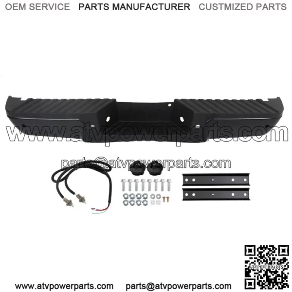 Rear Step Bumper For 2008-2016 Ford F-250 F-350 F-450 Super Duty W/Sensor Holes