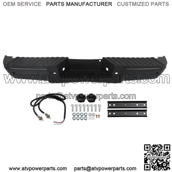 Rear Step Bumper For 2008-2016 Ford F-250 F-350 F-450 Super Duty W/Sensor Holes - Image 2