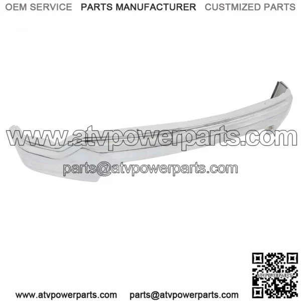 For 2019-2021 GMC Sierra 1500 Chrome Steel Front Bumper Without Sensors Holes - Image 2