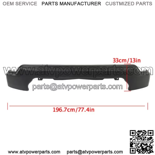 Paintable Front Bumper For 2019-2021 GMC Sierra Black Without Sensors GM1002876 - Image 3
