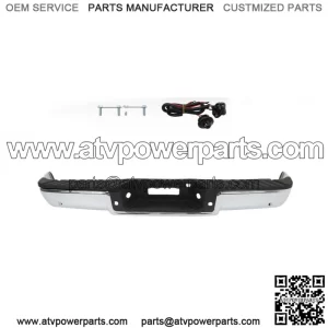 Chrome Complete Rear Bumper Assembly For 2006-2008 Ford F150 w/ Park Assist