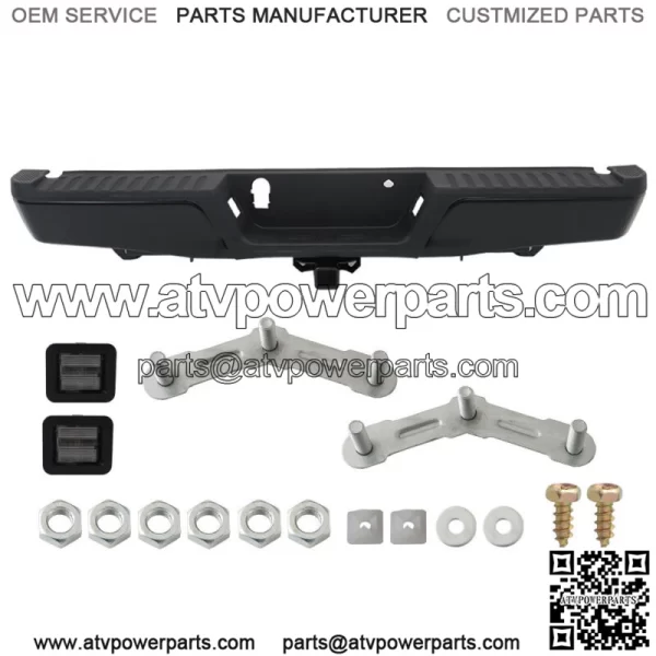 Steel Rear Step Bumper Assembly For 2015-2020 Ford F-150 w/ Max Tow FO1103188 - Image 2