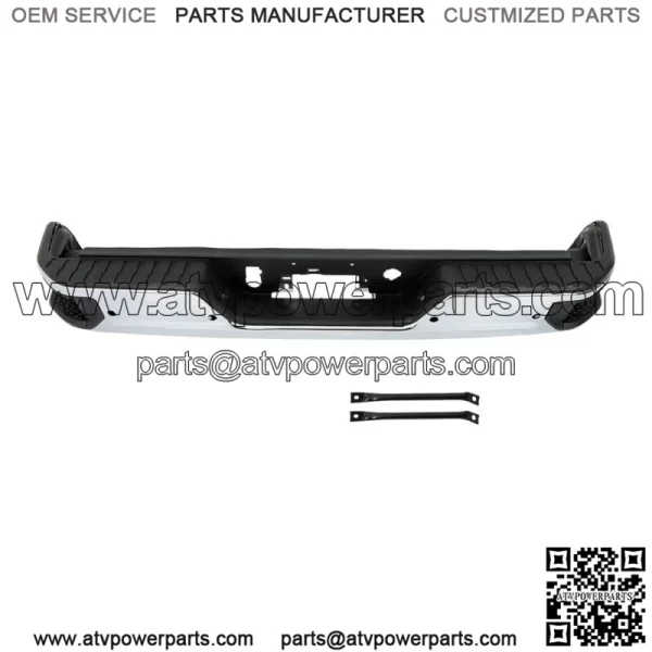 Rear Bumper Assembly For 2019-2023 Chevy Silverado GMC Sierra w/o Dual Exhuast - Image 2