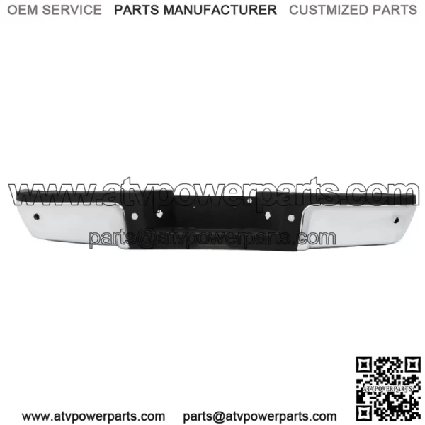 For 2008-2016 Ford F-250 F-350 Super Duty Chrome Steel Rear Step Bumper Assembly - Image 2