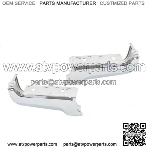 Chrome Pair Of Rear Bumper Face Bars For 2017-2022 Ford F250 F350 Super Duty