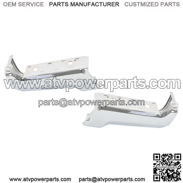 Chrome Pair Of Rear Bumper Face Bars For 2017-2022 Ford F250 F350 Super Duty - Image 2