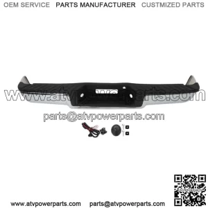 For 2004-06 Ford F-150 Fleet Side Steel Chrome Rear Step Bumper W/o Sensor Holes