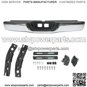 Chrome Steel Rear Step Bumper Complete Assembly For 2000-05 2006 Toyota Tundra