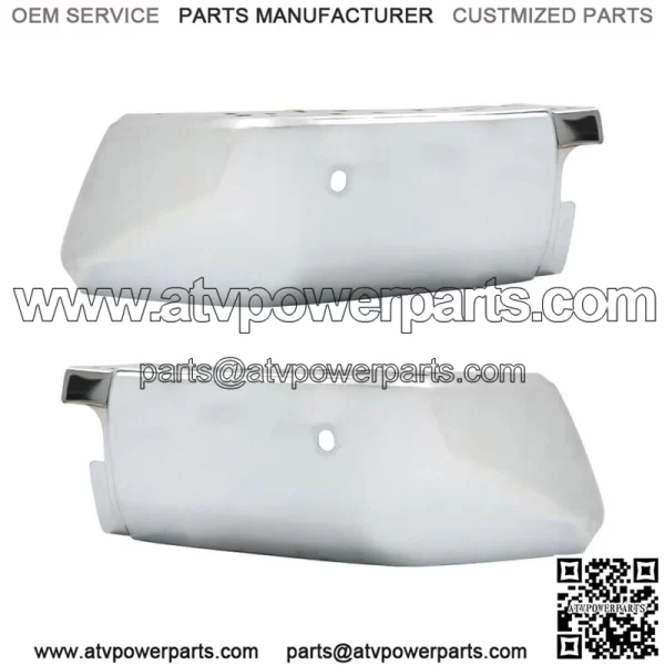 Rear Bumper End Set Chrome Driver and Passenger Side For 2014-2021 Toyota Tundra - Image 2
