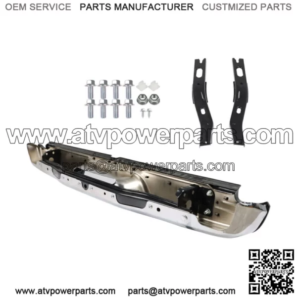 Steel Rear Step Bumper Chrome For 1995-2004 Tacoma Direct Replacement TO1102215 - Image 3