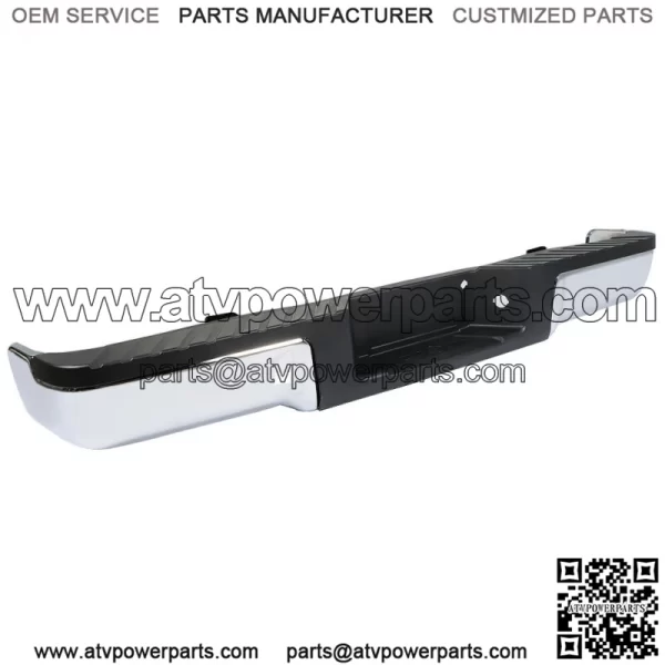 Rear Step Bumper Assembly For 2009-14 Ford F150 Complete Chrome Steel FO1103160 - Image 3