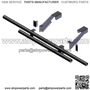 Double Tube Rear Bumper for 2013-2019 Polaris Ranger 900 XP / 900 Crew (For: Polaris)