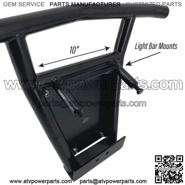 Polaris RZR Turbo S Black NEW Sport Style Front Bumper (2018 -2023) (For: Polaris)