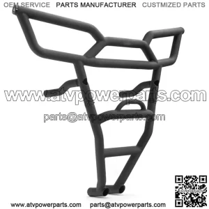 Heavy Duty Rear Bumper for Polaris RZR XP 1000 (2014-2017) - BLACK