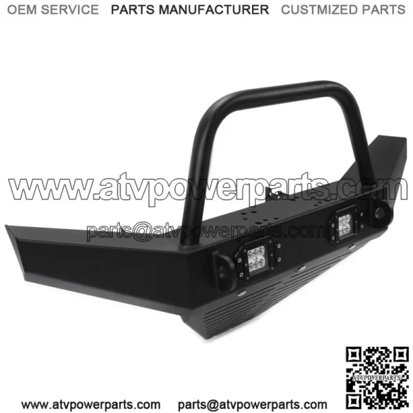 For Polaris Ranger 400 500 800 Front Bumper Ranger 570 EV ETX  w/LED Light 11-21 (For: Polaris) - Image 2