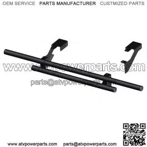 Double Tube Rear Bumper Black Polaris Ranger Mid Size 2010-2021 (For: Polaris)