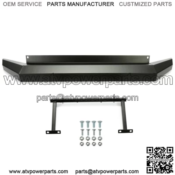 Heavy-Duty Steel Rear Bumper Powder Coated For 2016-2023 Polaris General XP 1000 (For: Polaris) - Image 2