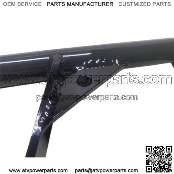 Polaris outlaw 500/525 irs grab bar Bumper Rack 06-08 Aluminum T6 Black. - Image 2