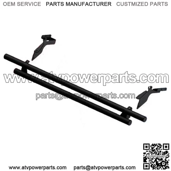 Double Tube Rear Bumper for 2010-2014 Polaris Ranger 800 4x4 / 800 Crew 4x4 (For: Polaris)