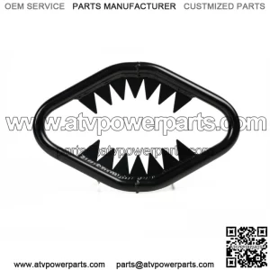 Polaris Predator 500 2003-07 JAWS ALUMINUM BUMPER MATTE BLACK  JS401-MBK (For: Polaris)