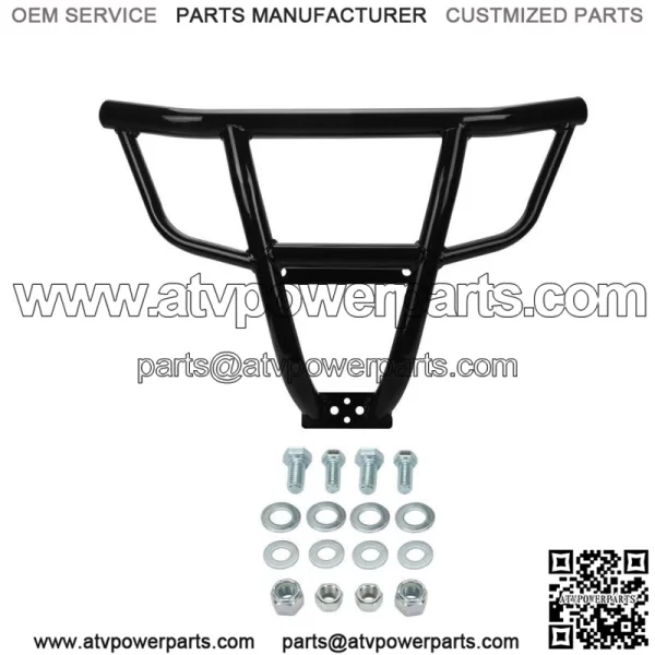 Black Front Bumper Guard Fit For Polaris RZR XP 1000 & Turbo 19-23 Steel (For: Polaris)