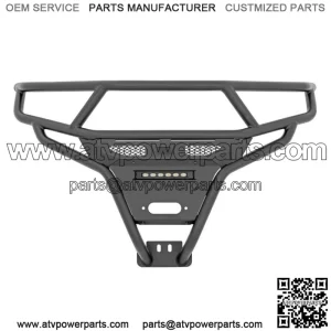 Tubular Bumper Front Black Series LED 6" for Polaris RZR XP1000 (For: Polaris)