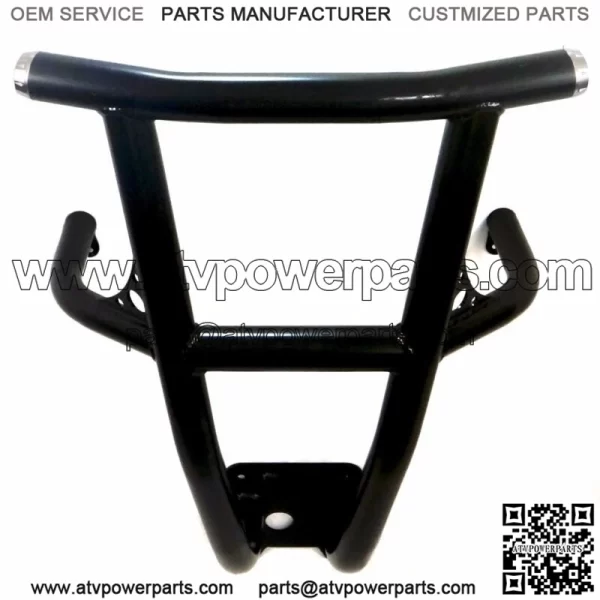Custom Tubular Steel Rear Bumper Polaris RZR XP1000 Turbo Stealth Black (For: Polaris)