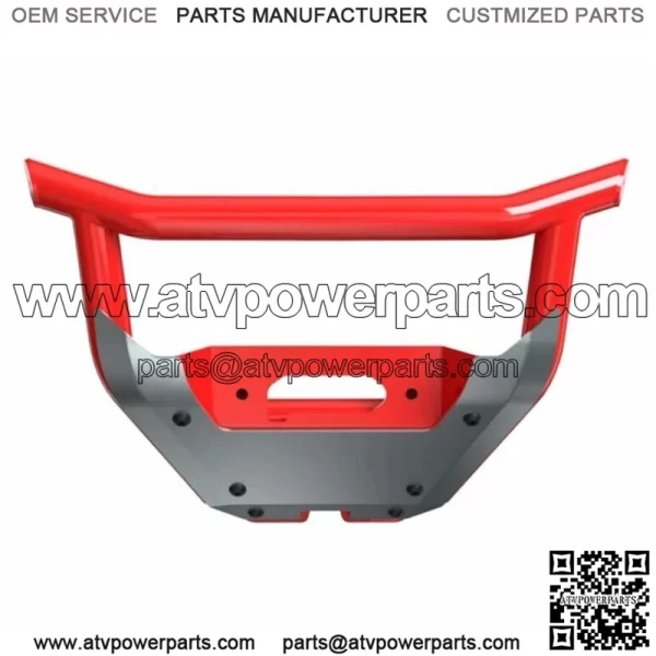 2022 Genuine Polaris RZR Turbo R Front Pre Runner Winch Bumper Red 2884355-293