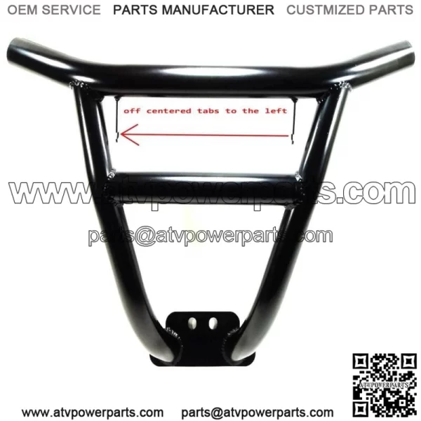 BLEMISHED Black Steel Front Bumper Polaris RZR XP1000 XP4 RS1 Turbo 2019+ - Image 2