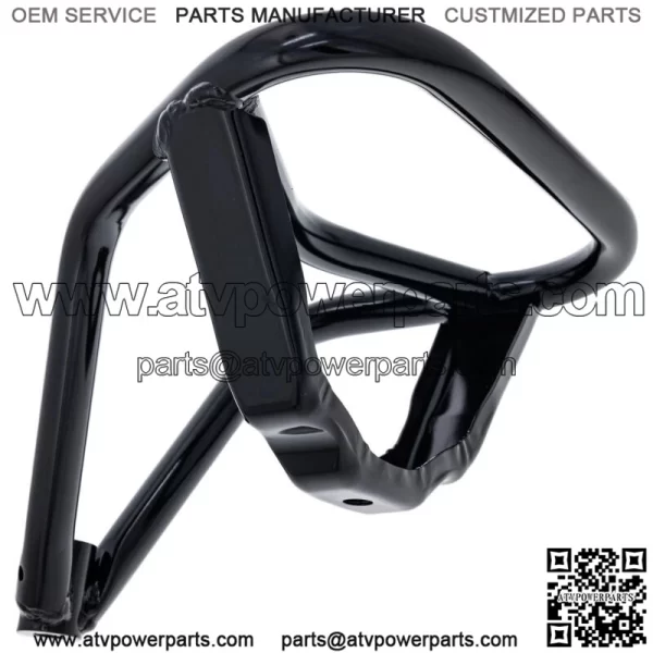 Polaris 0452618-067 Gloss Black Front Bumper 2007-2021 Phoenix 200 ATV (For: Polaris) - Image 4