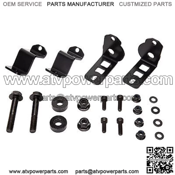 Impact Rear Bumper Black For POLARIS RZR XP 1000 2014-2016 (For: Polaris) - Image 3