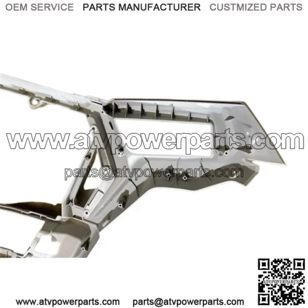 POLARIS NEW OEM RZR 1000 900 FASCIA FRONT BUMPER GRAY GHOST 19 - 23 5454743-728 - Image 3