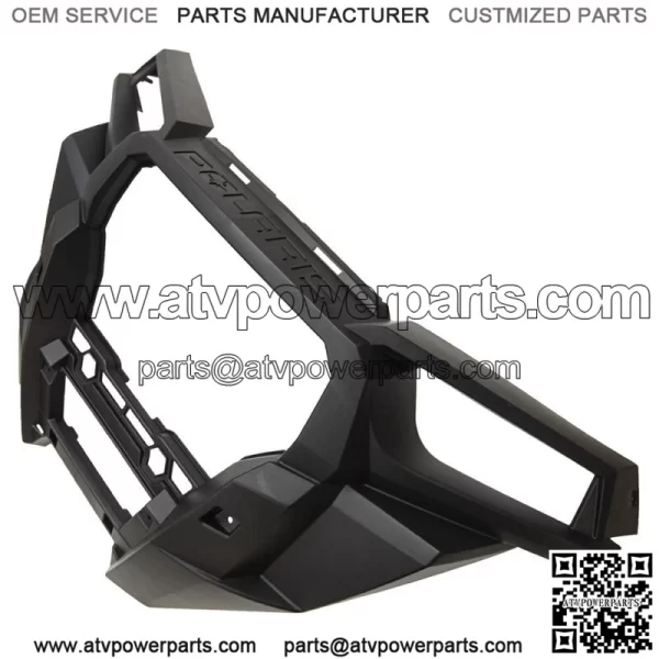 Polaris 5453075-070 Black Front Bumper Fascia 2017-2018 4 Part RZR Turbo XP (For: Polaris) - Image 2
